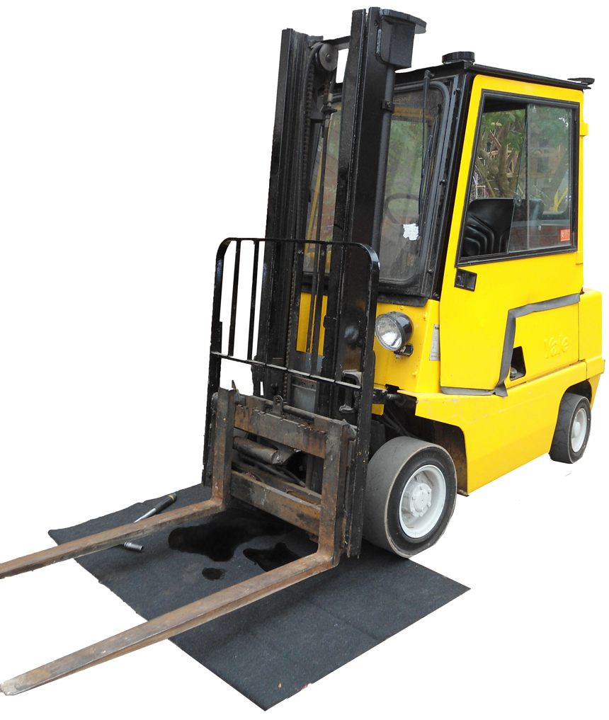 DSC00772A-weiss-klein Ölauffangmatte Bodenschutzmatte