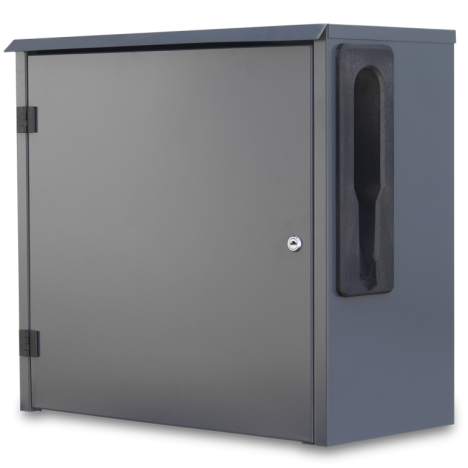 Pumpenschrank mit Zapfpistolenhalter - optional mit automatischer Pumpenabschaltung Pumpenschrank mit Zapfpistolenhalter - optional mit automatischer Pumpenabschaltung