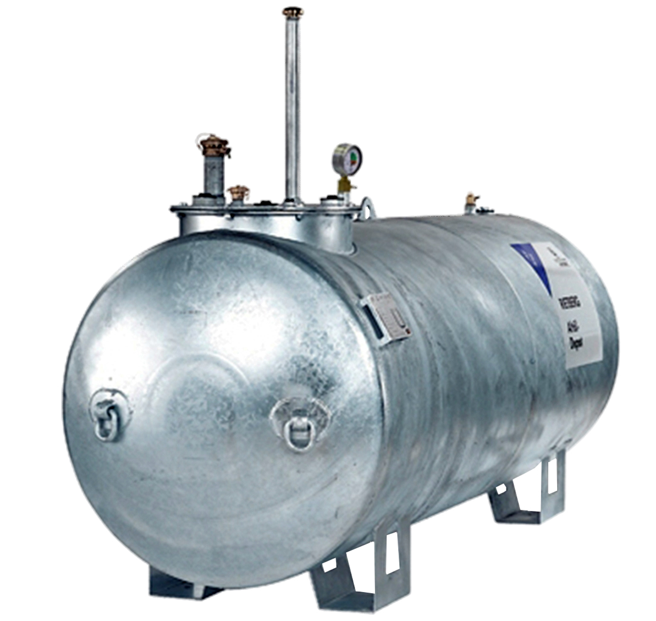 Lagertank LT-se zylindrisch mit Dom (AIII) 1500 - 10000 Liter